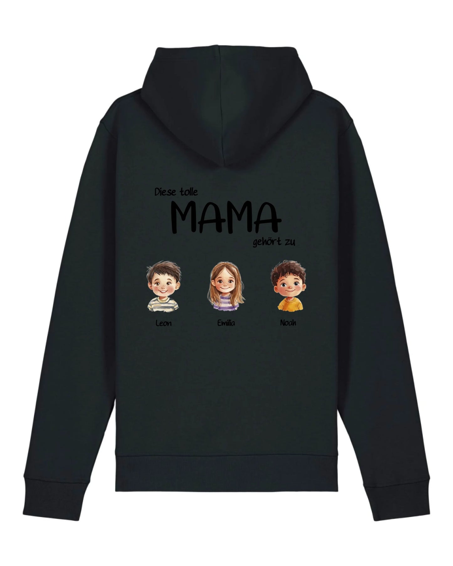 Tolle Mama - Organic Unisex Hoodie (personalisierbar) Drummer 2.0 Hoodie ST ST Black