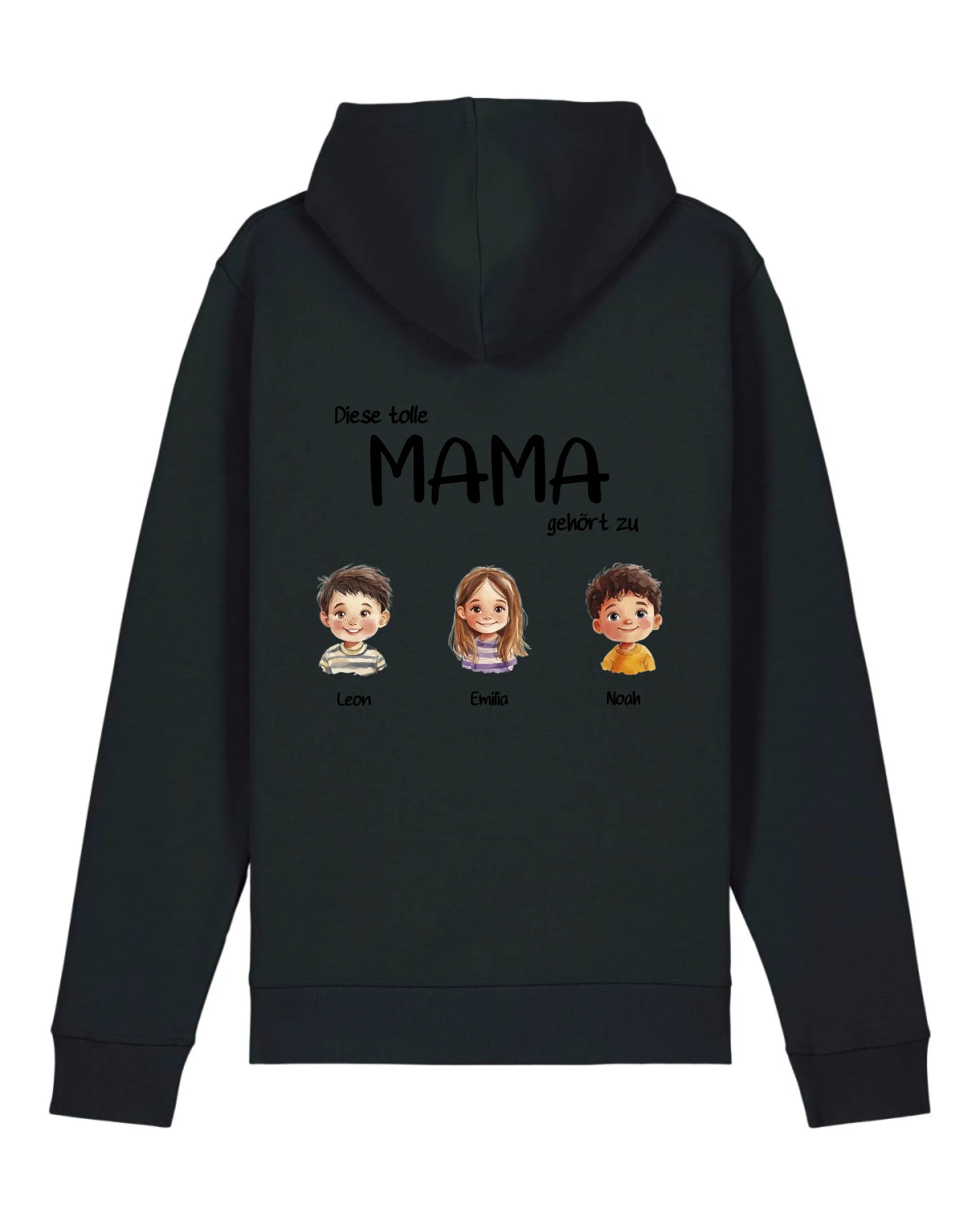 Tolle Mama - Organic Unisex Hoodie (personalisierbar) Drummer 2.0 Hoodie ST ST Black