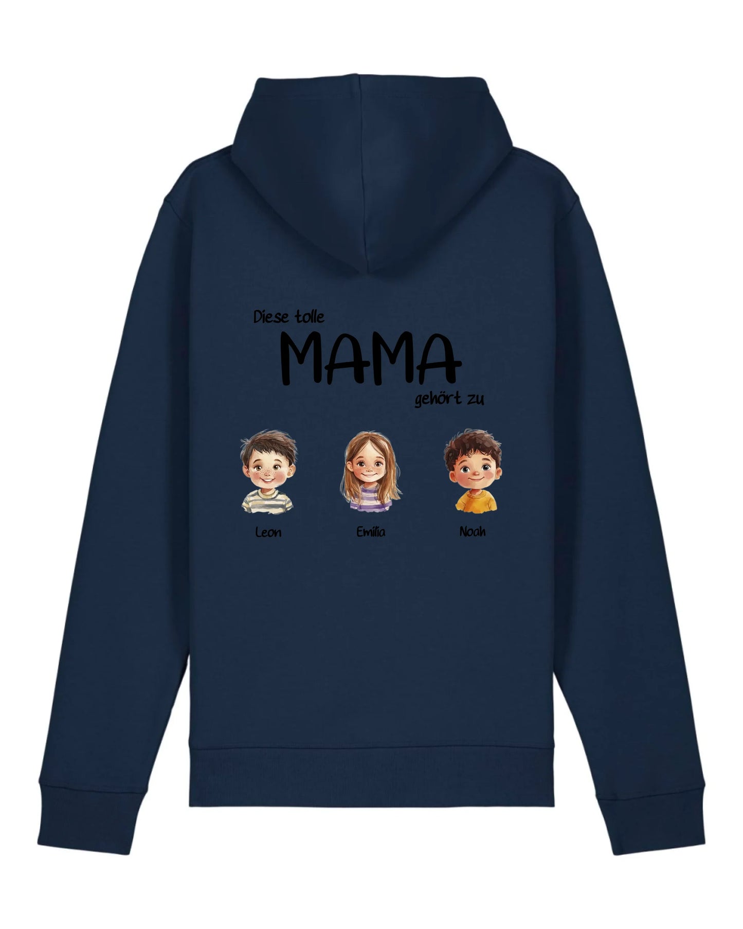 Tolle Mama - Organic Unisex Hoodie (personalisierbar) Drummer 2.0 Hoodie ST ST French-Navy