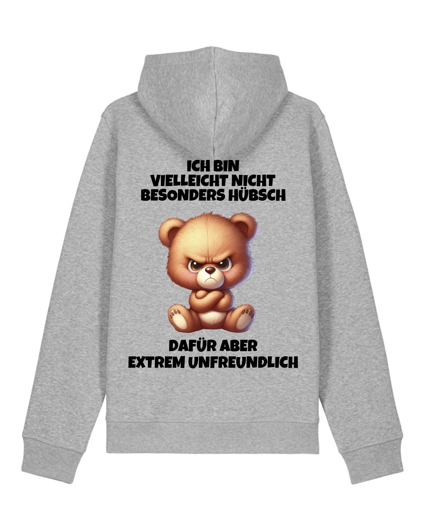 Nicht besonders hübsch - Organic Unisex Hoodie (personalisierbar) Drummer 2.0 Hoodie ST ST Heather-Grey