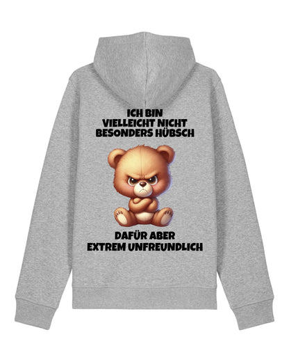 Nicht besonders hübsch - Organic Unisex Hoodie (personalisierbar) Drummer 2.0 Hoodie ST ST Heather-Grey