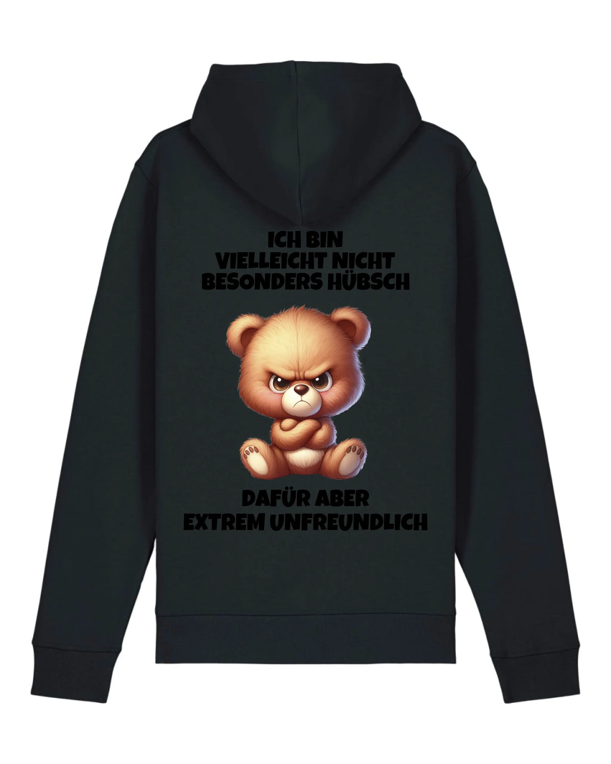 Nicht besonders hübsch - Organic Unisex Hoodie (personalisierbar) Drummer 2.0 Hoodie ST ST Black