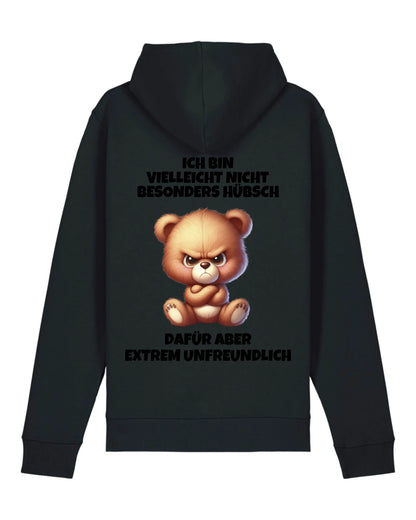 Nicht besonders hübsch - Organic Unisex Hoodie (personalisierbar) Drummer 2.0 Hoodie ST ST Black