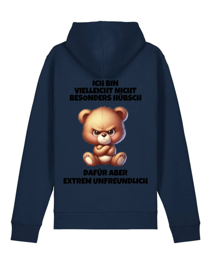 Nicht besonders hübsch - Organic Unisex Hoodie (personalisierbar) Drummer 2.0 Hoodie ST ST French-Navy