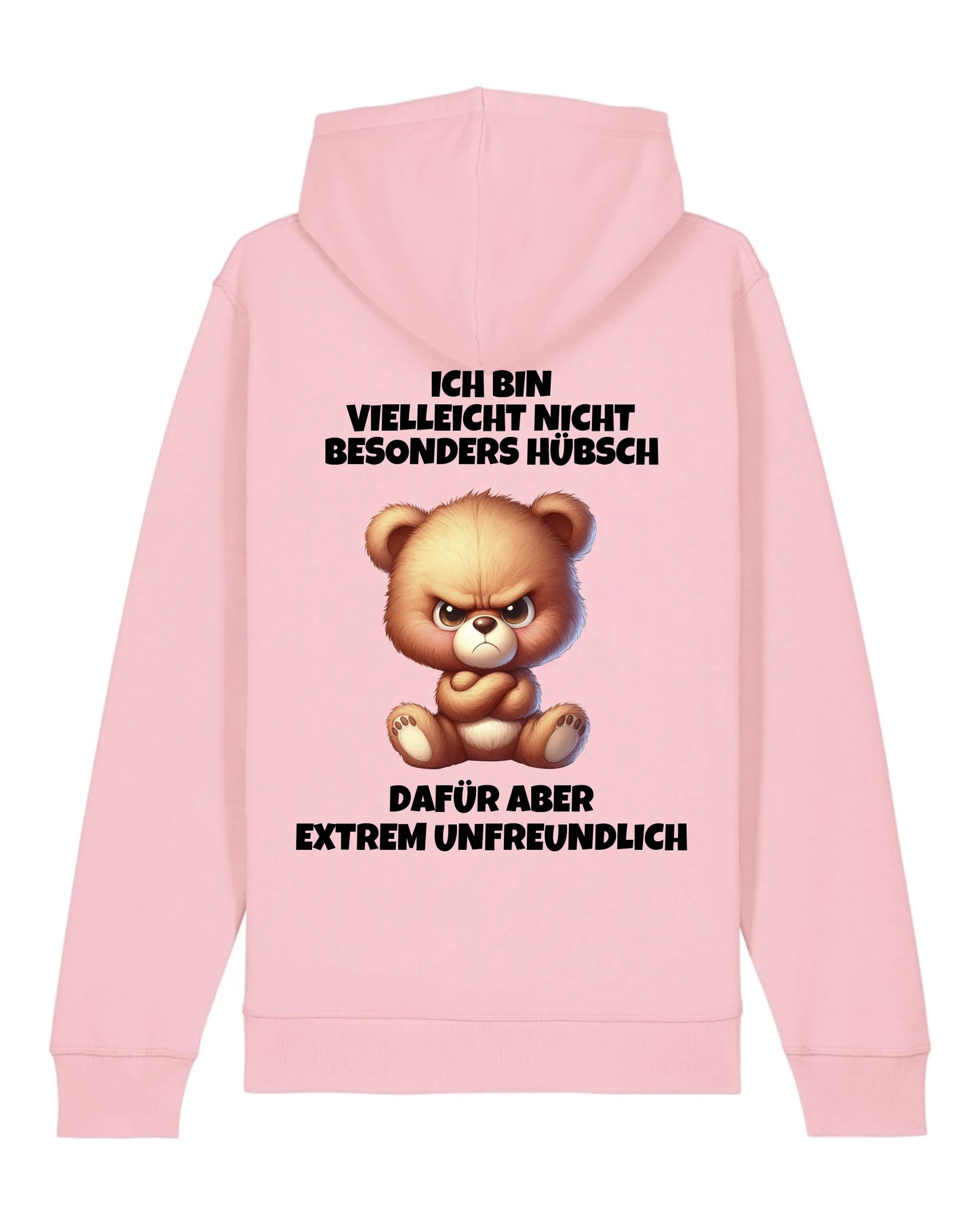 Nicht besonders hübsch - Organic Unisex Hoodie (personalisierbar) Drummer 2.0 Hoodie ST ST Cotton-Pink