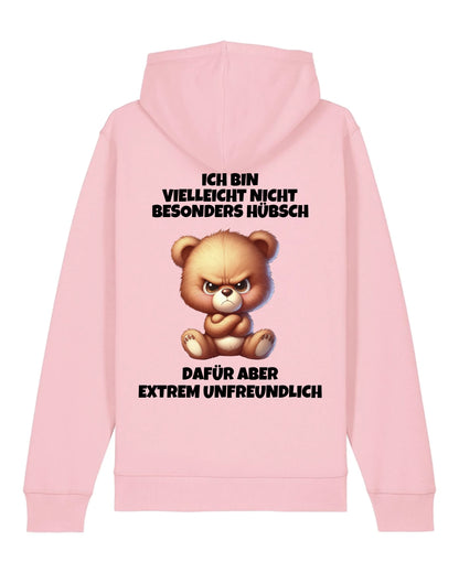 Nicht besonders hübsch - Organic Unisex Hoodie (personalisierbar) Drummer 2.0 Hoodie ST ST Cotton-Pink