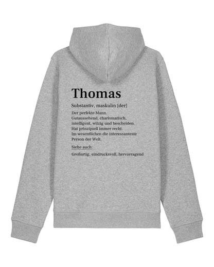 Definition - Organic Unisex Hoodie (personalisierbar) Drummer 2.0 Hoodie ST ST Heather-Grey
