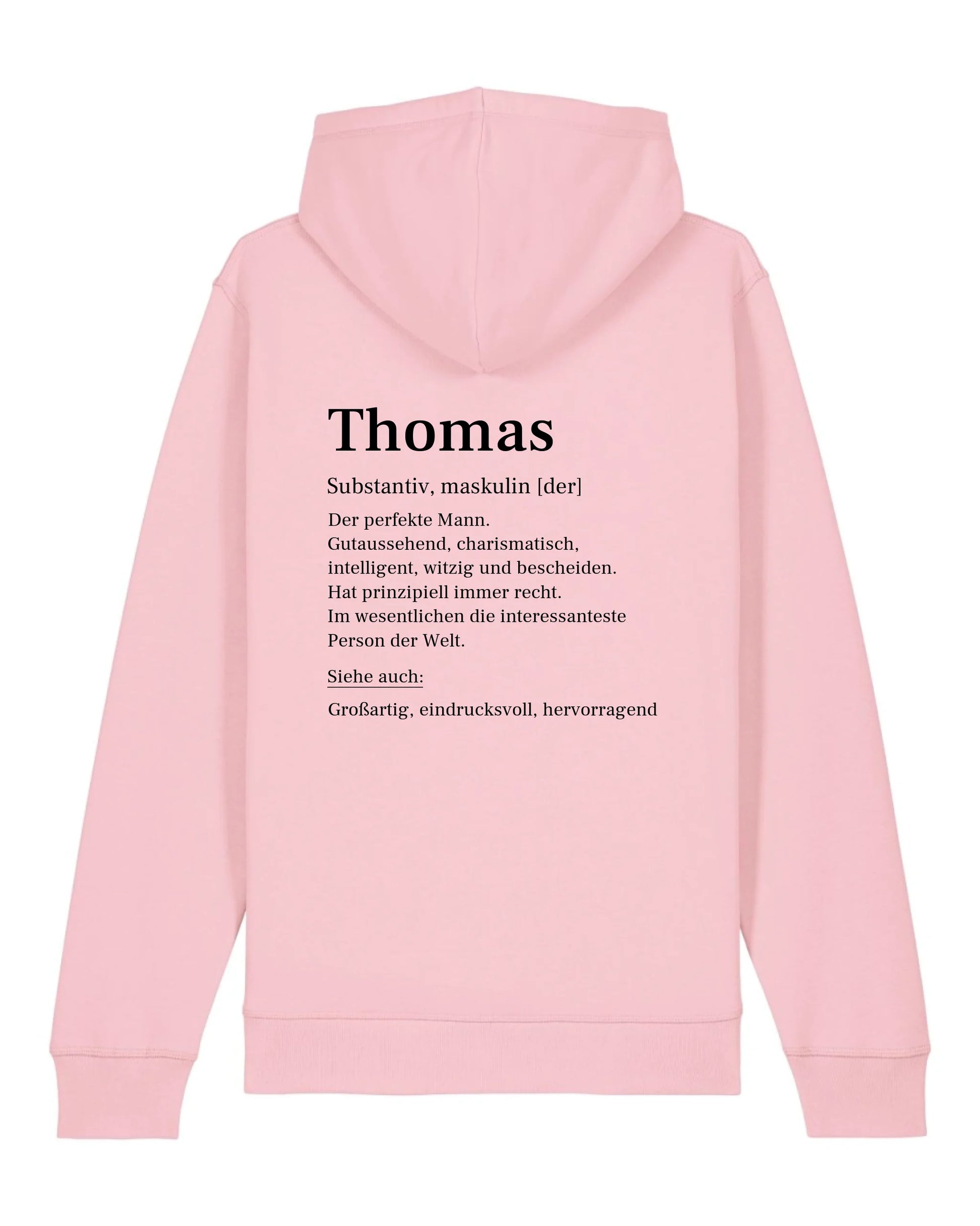 Definition - Organic Unisex Hoodie (personalisierbar) Drummer 2.0 Hoodie ST ST Cotton-Pink