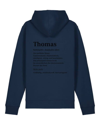 Definition - Organic Unisex Hoodie (personalisierbar) Drummer 2.0 Hoodie ST ST French-Navy
