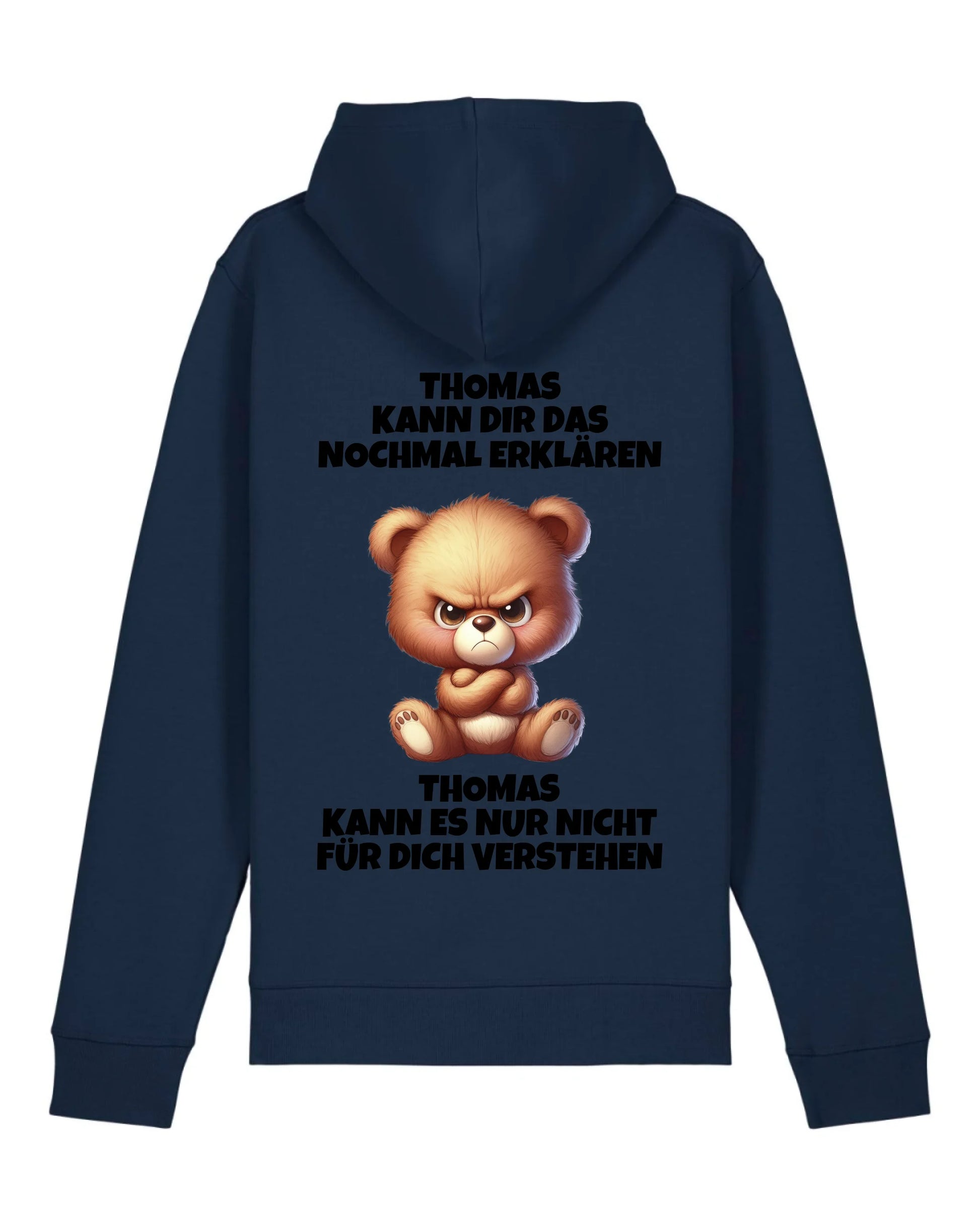 Erklären aber nicht verstehen - Organic Unisex Hoodie (personalisierbar) Drummer 2.0 Hoodie ST ST French-Navy