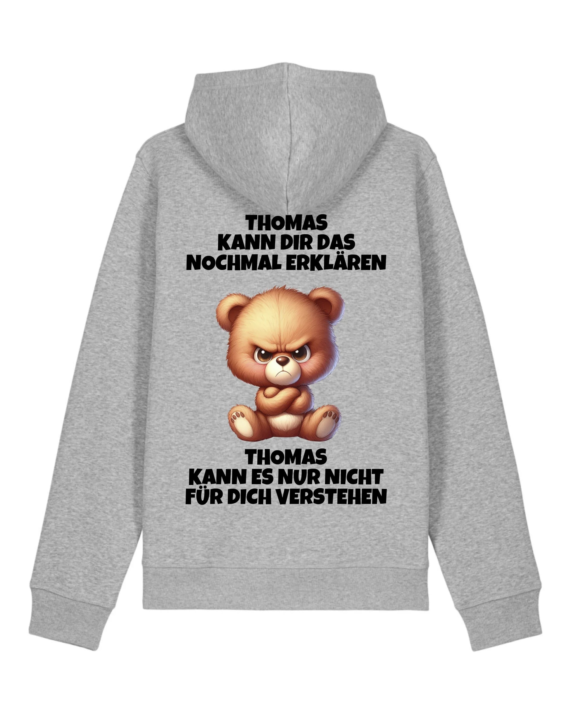 Erklären aber nicht verstehen - Organic Unisex Hoodie (personalisierbar) Drummer 2.0 Hoodie ST ST Heather-Grey