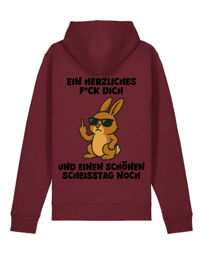 Ein herzliches - Organic Unisex Hoodie (personalisierbar) Drummer 2.0 Hoodie ST ST Burgundy