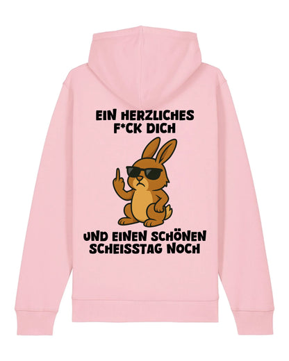 Ein herzliches - Organic Unisex Hoodie (personalisierbar) Drummer 2.0 Hoodie ST ST Cotton-Pink