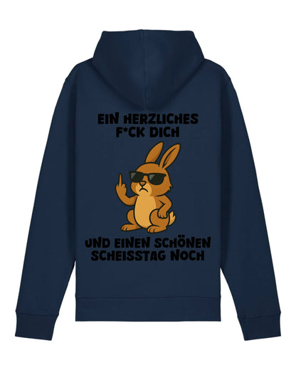 Ein herzliches - Organic Unisex Hoodie (personalisierbar) Drummer 2.0 Hoodie ST ST French-Navy