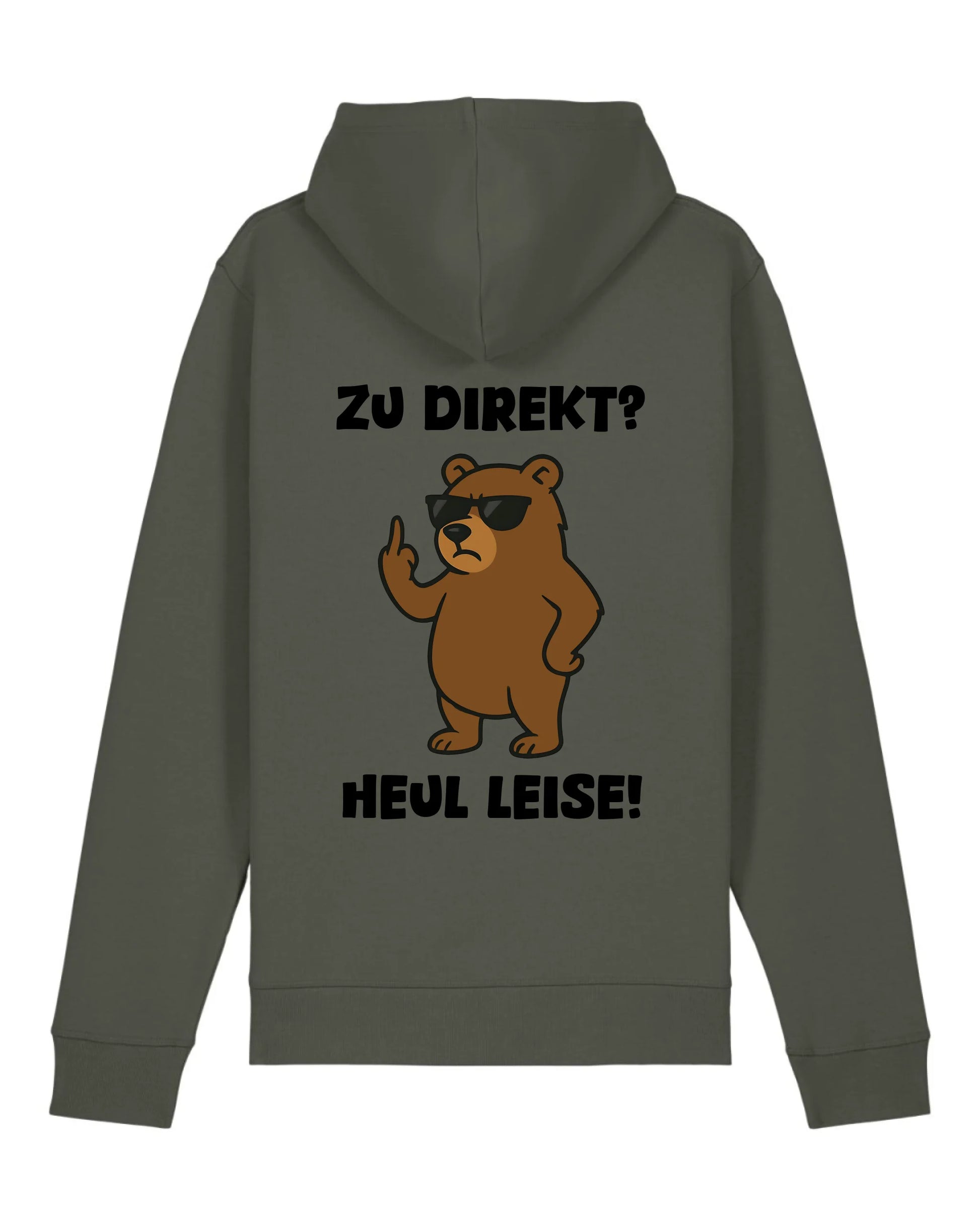 Heul leise - Organic Unisex Hoodie (personalisierbar) Drummer 2.0 Hoodie ST ST Khaki