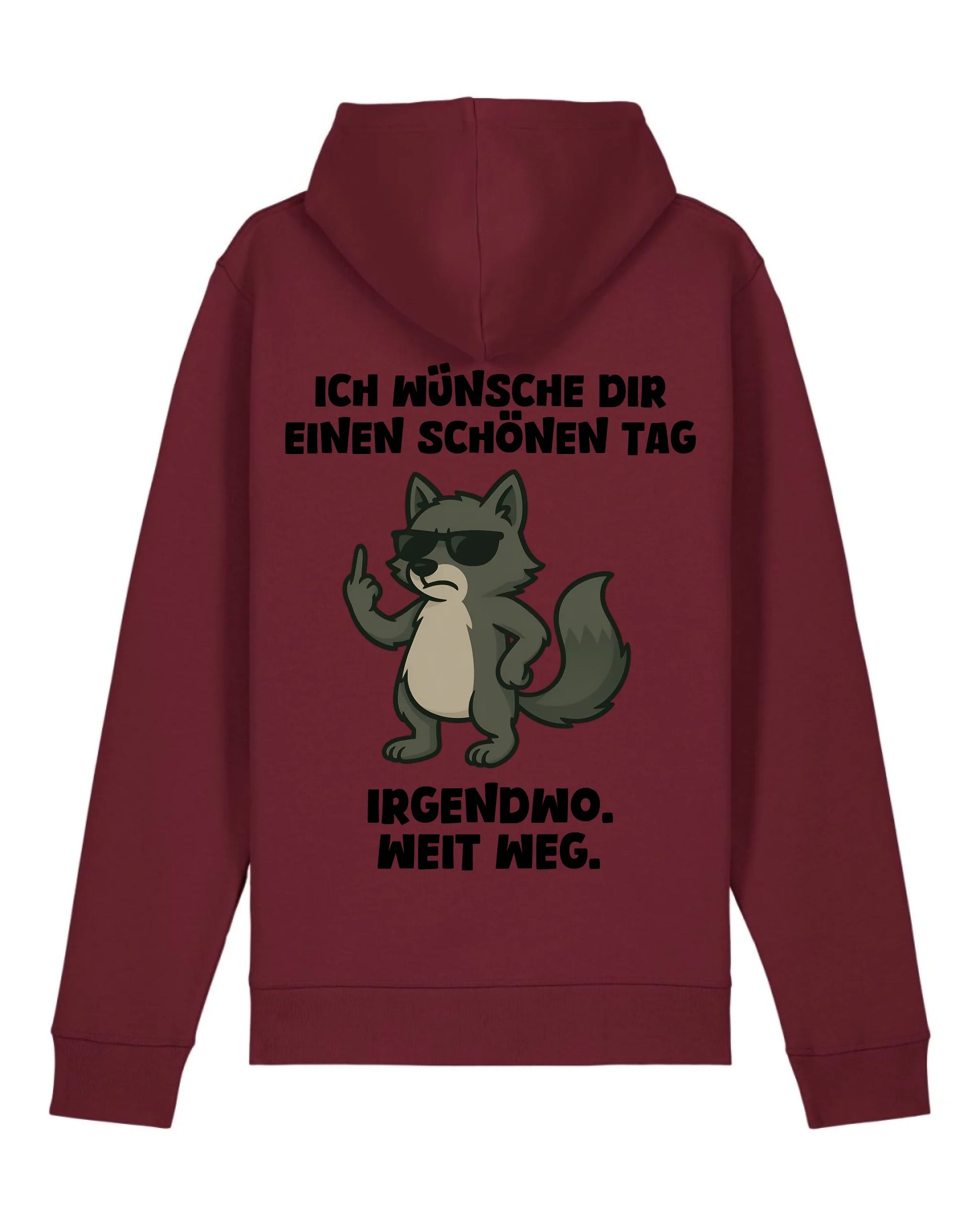 Einen schönen Tag - Organic Unisex Hoodie (personalisierbar) Drummer 2.0 Hoodie ST ST Burgundy