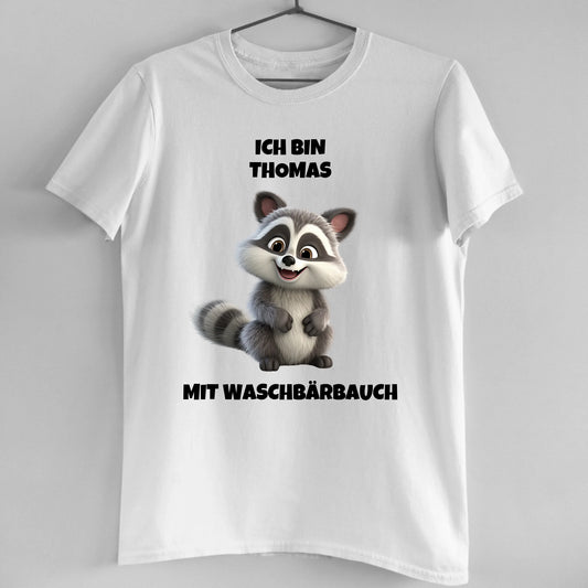 Waschbärbauch - Organic Men's Shirt (personalisierbar)