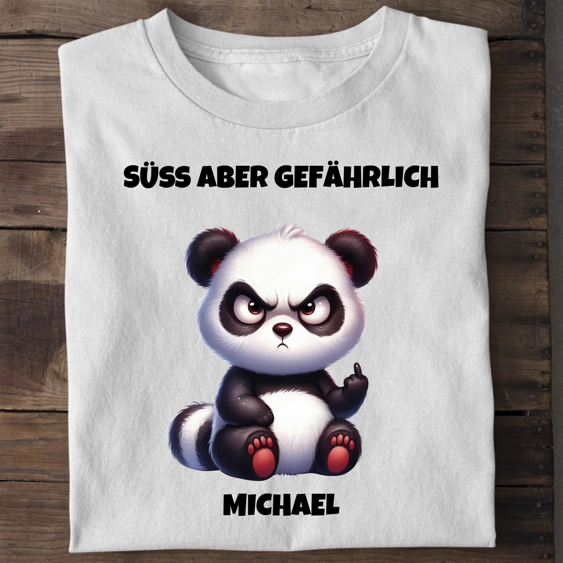 Süß aber gefährlich - Organic Men's Shirt (personalisierbar) Crafter T-Shirt ST ST White