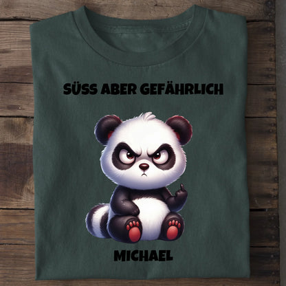Süß aber gefährlich - Organic Men's Shirt (personalisierbar) Crafter T-Shirt ST ST Bottled-Green