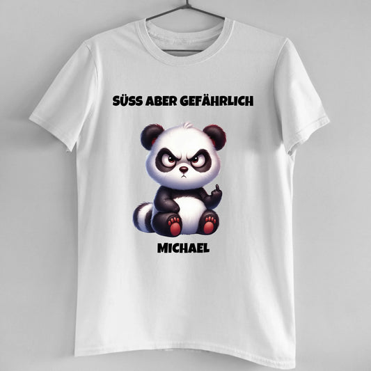Süß aber gefährlich - Organic Men's Shirt (personalisierbar)