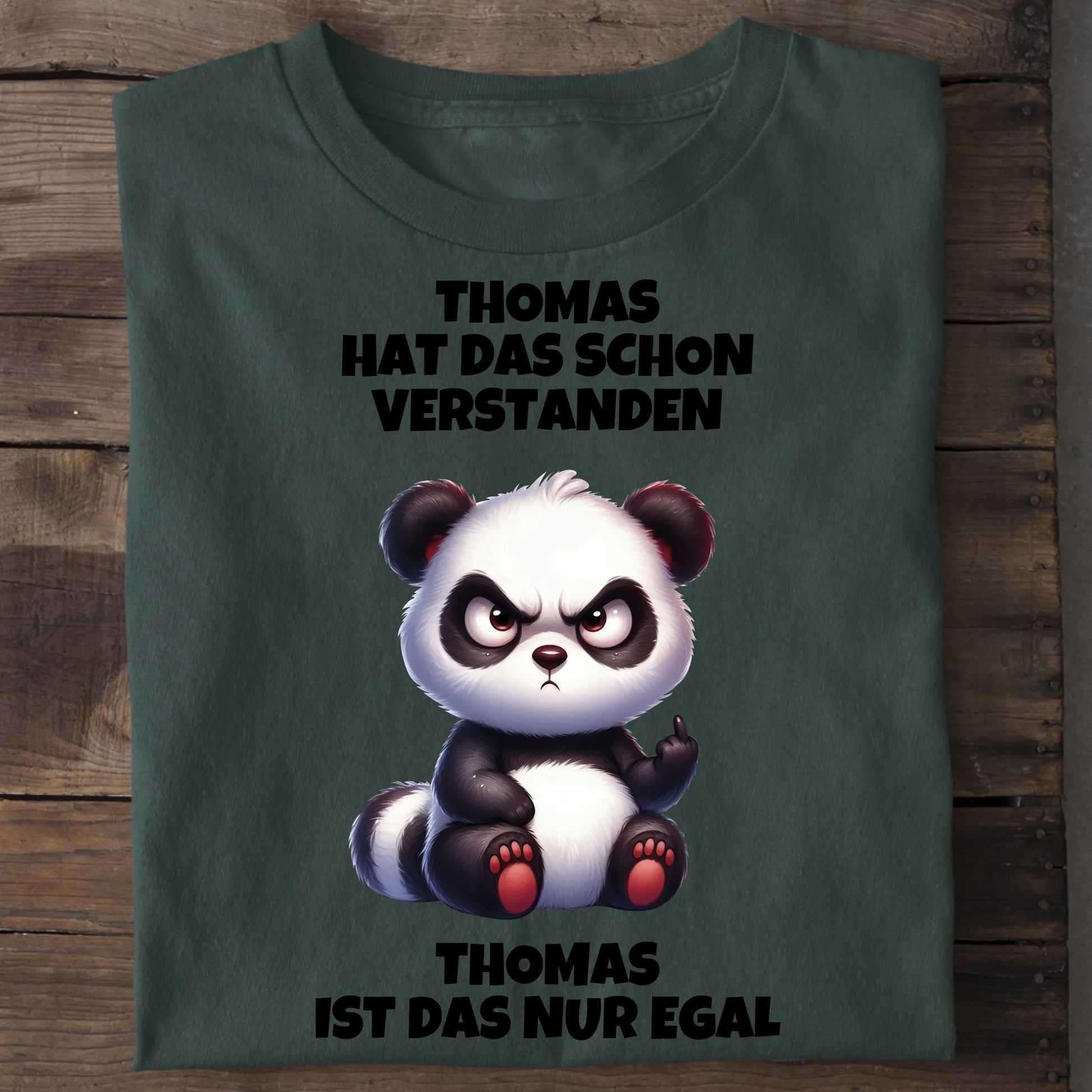 Verstanden aber egal - Organic Men's Shirt (personalisierbar) Crafter T-Shirt ST ST Bottled-Green