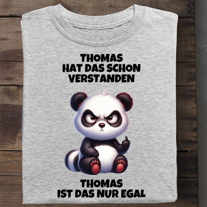 Verstanden aber egal - Organic Men's Shirt (personalisierbar) Crafter T-Shirt ST ST Heather-Grey