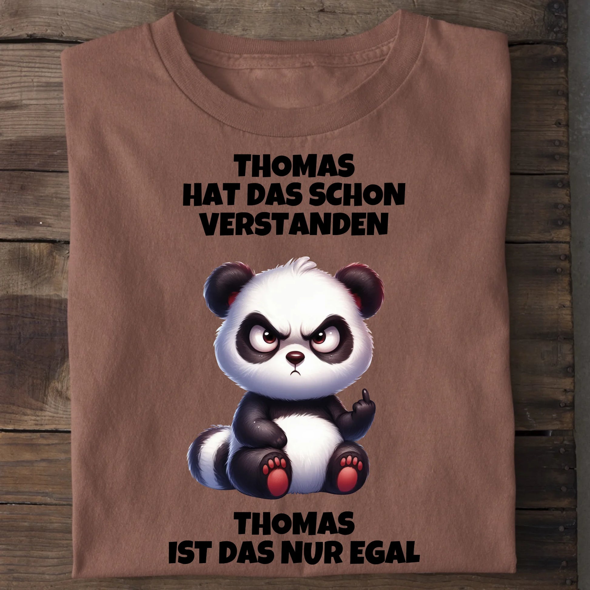 Verstanden aber egal - Organic Men's Shirt (personalisierbar) Crafter T-Shirt ST ST Heritage-Brown
