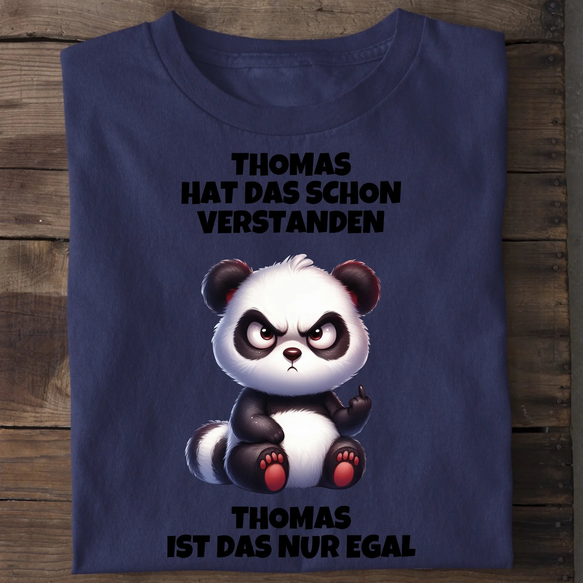 Verstanden aber egal - Organic Men's Shirt (personalisierbar) Crafter T-Shirt ST ST French-Navy