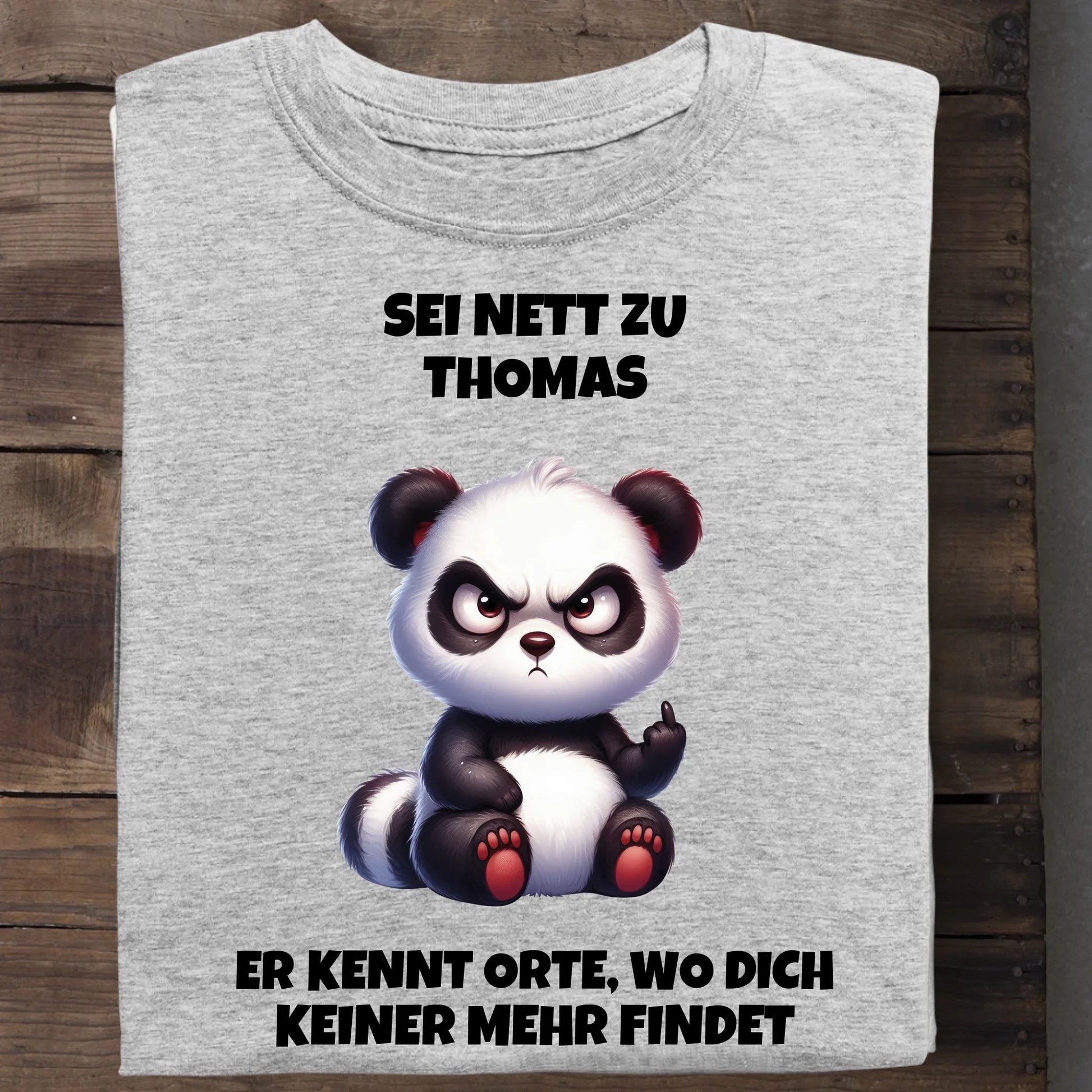 Sei nett - Organic Men's Shirt (personalisierbar) Crafter T-Shirt ST ST Heather-Grey