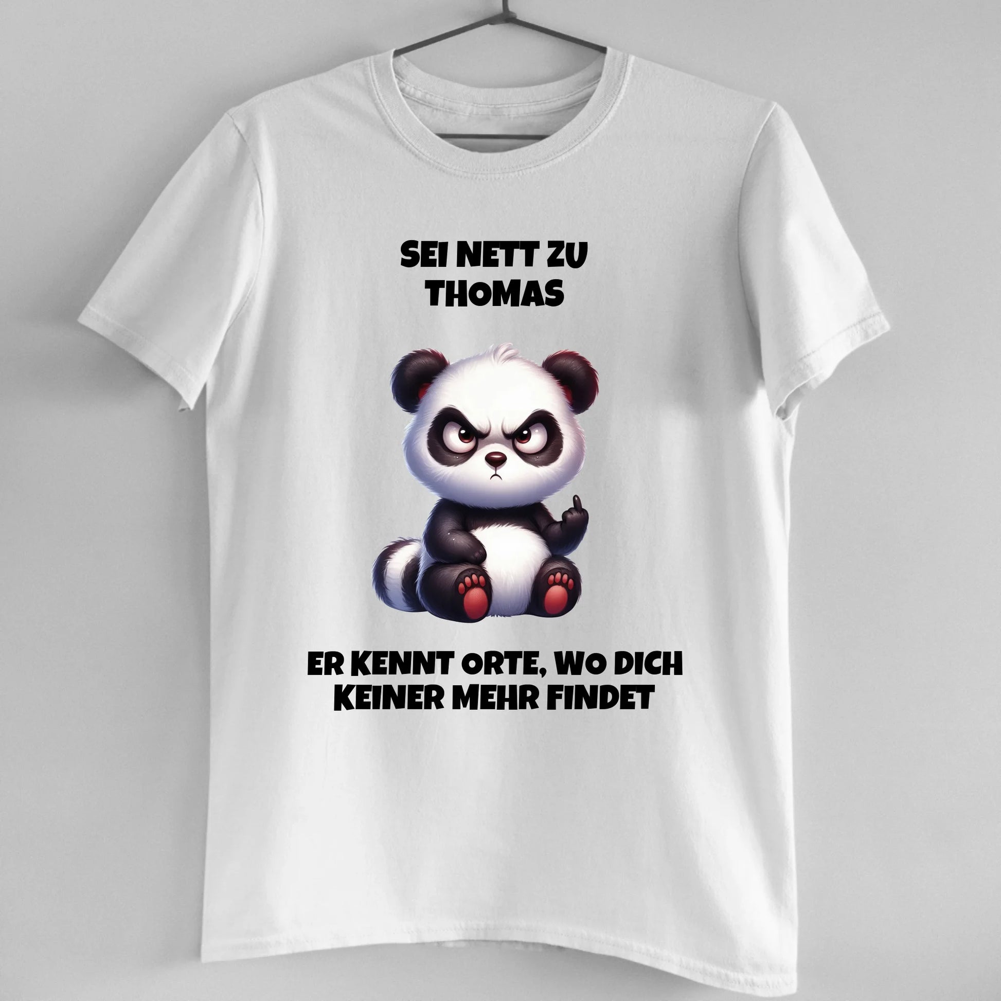 Sei nett - Organic Men's Shirt (personalisierbar)