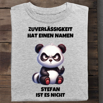 Zuverlässigkeit hat einen Namen - Organic Men's Shirt (personalisierbar) Crafter T-Shirt ST ST Heather-Grey