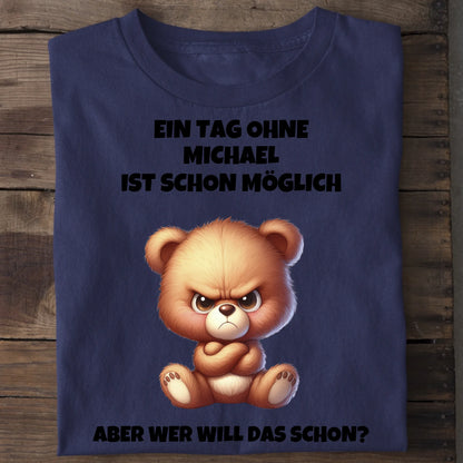 Wer will das schon? - Organic Men's Shirt (personalisierbar) Crafter T-Shirt ST ST French-Navy
