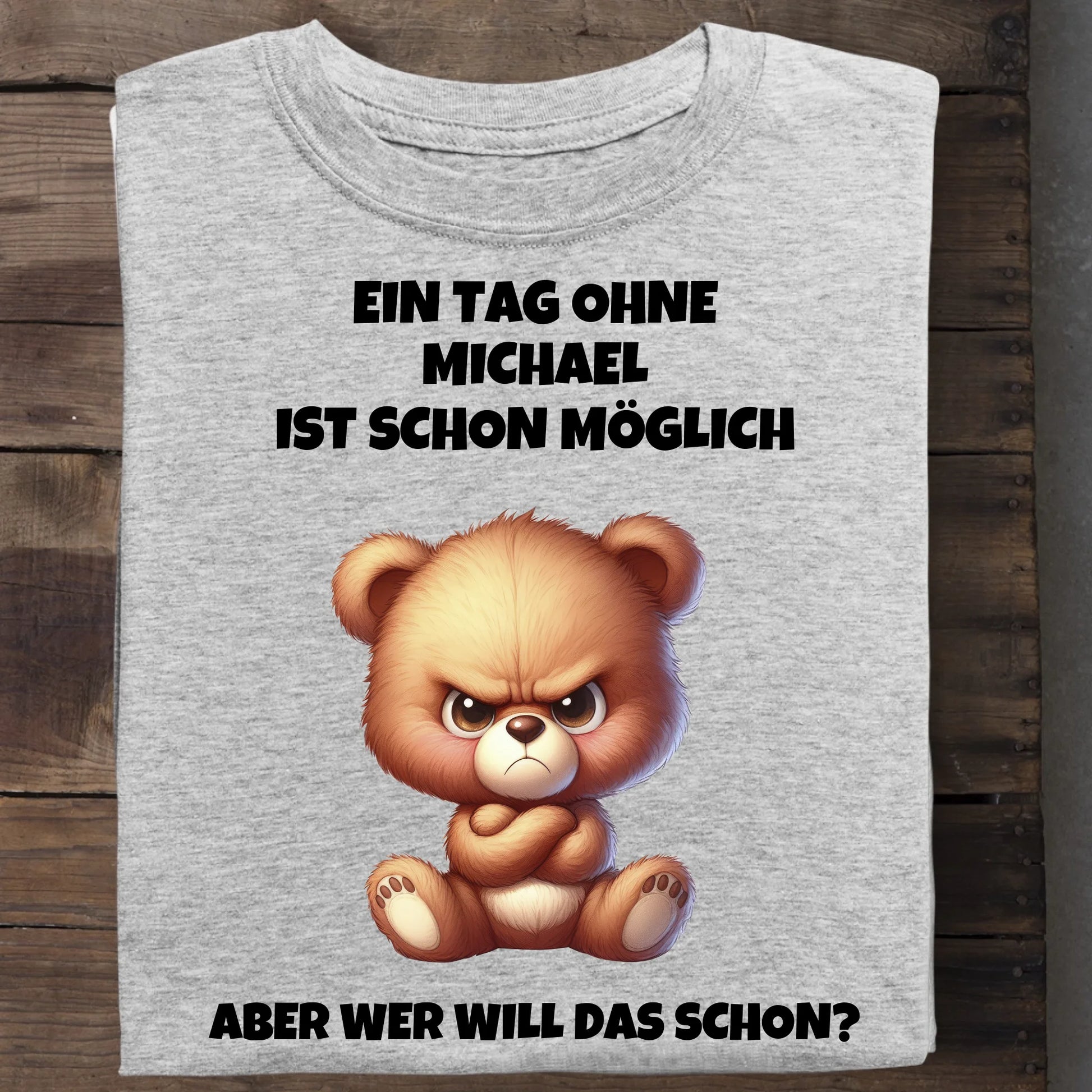 Wer will das schon? - Organic Men's Shirt (personalisierbar) Crafter T-Shirt ST ST Heather-Grey