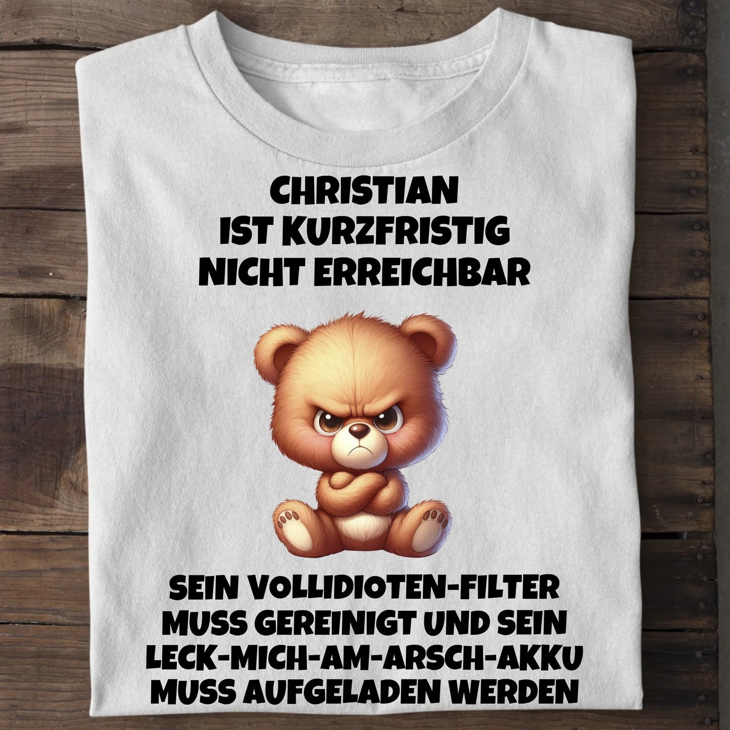 Nicht erreichbar - Organic Men's Shirt (personalisierbar) Crafter T-Shirt ST ST White
