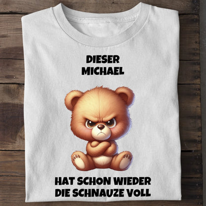 Schnauze voll - Organic Men's Shirt (personalisierbar) Crafter T-Shirt ST ST White