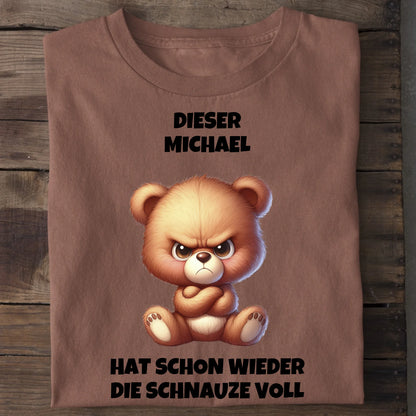 Schnauze voll - Organic Men's Shirt (personalisierbar) Crafter T-Shirt ST ST Heritage-Brown