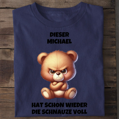 Schnauze voll - Organic Men's Shirt (personalisierbar) Crafter T-Shirt ST ST French-Navy