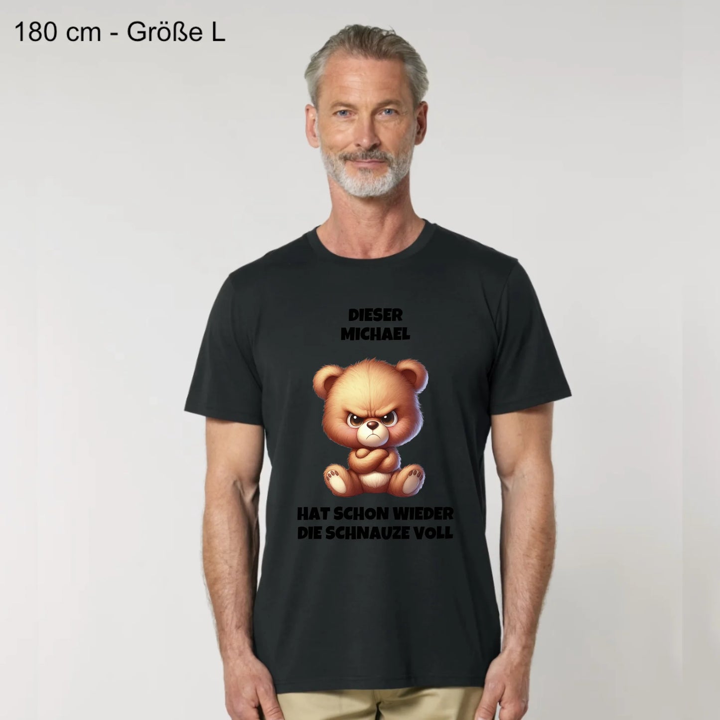 Schnauze voll - Organic Men's Shirt (personalisierbar)