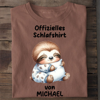 Offizielles Schlafshirt - Organic Men's Shirt (personalisierbar) Crafter T-Shirt ST ST Heritage-Brown