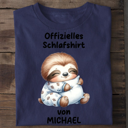 Offizielles Schlafshirt - Organic Men's Shirt (personalisierbar) Crafter T-Shirt ST ST French-Navy
