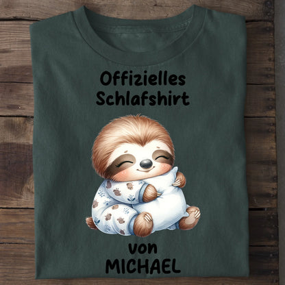 Offizielles Schlafshirt - Organic Men's Shirt (personalisierbar) Crafter T-Shirt ST ST Bottled-Green