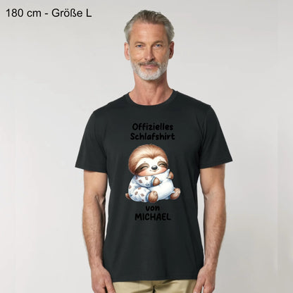 Offizielles Schlafshirt - Organic Men's Shirt (personalisierbar)
