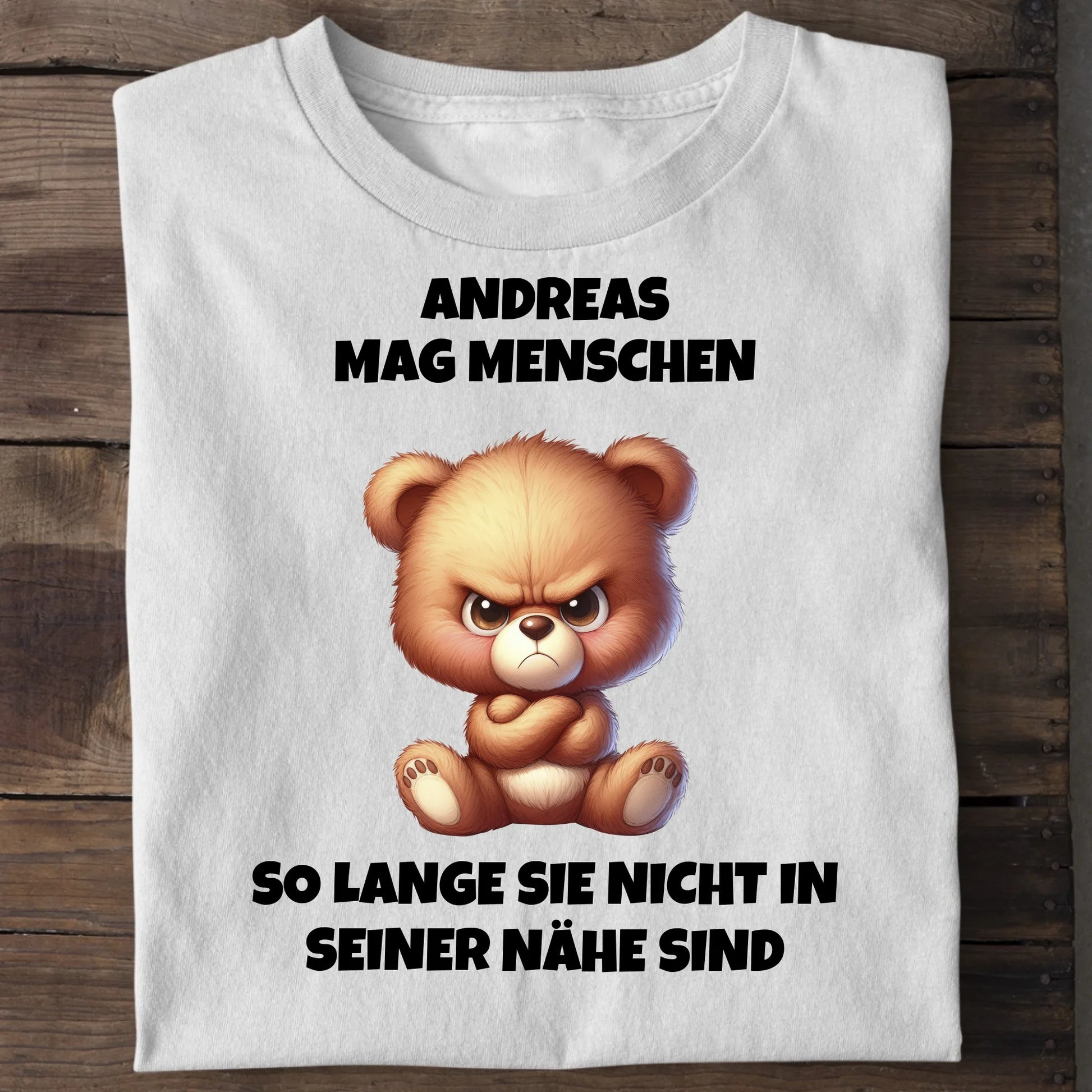 Ich mag Menschen - Organic Men's Shirt (personalisierbar) Crafter T-Shirt ST ST White