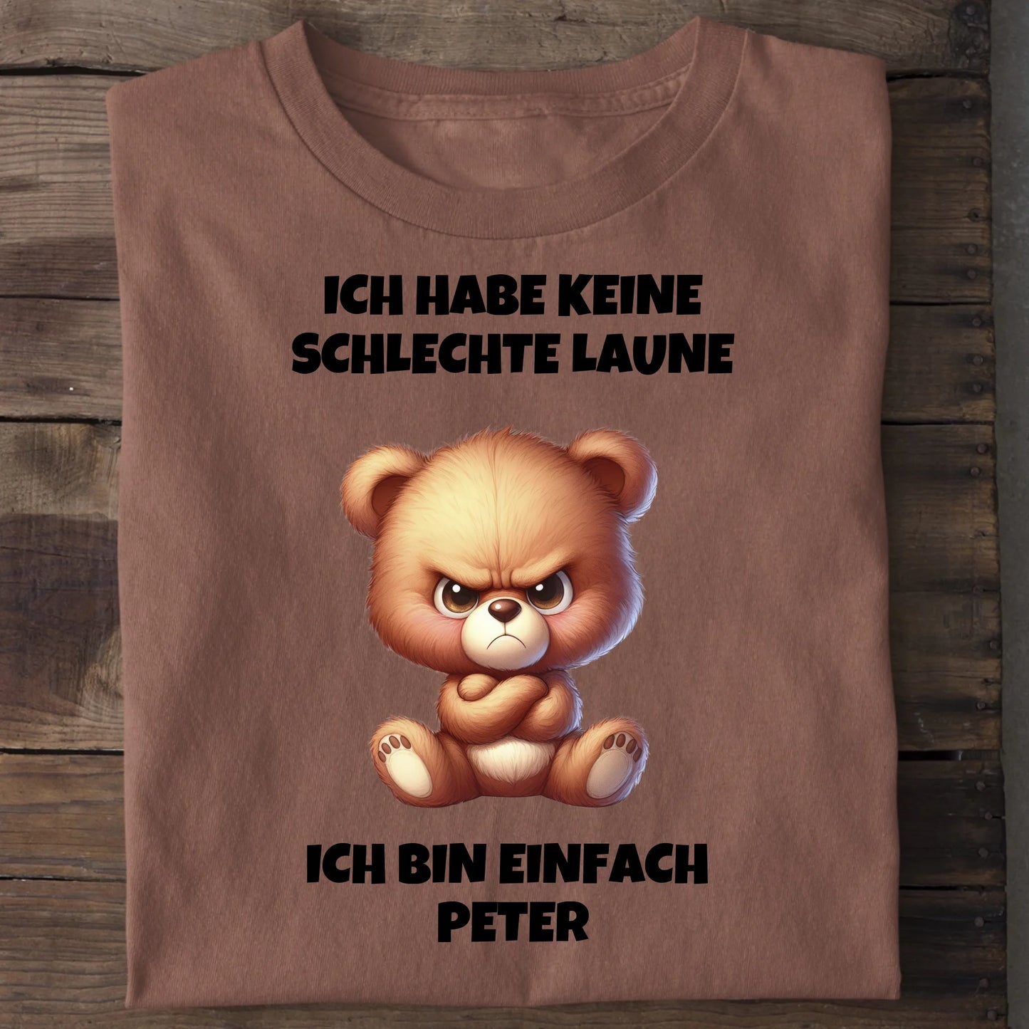 Keine schlechte Laune - Organic Men's Shirt (personalisierbar) Crafter T-Shirt ST ST Heritage-Brown
