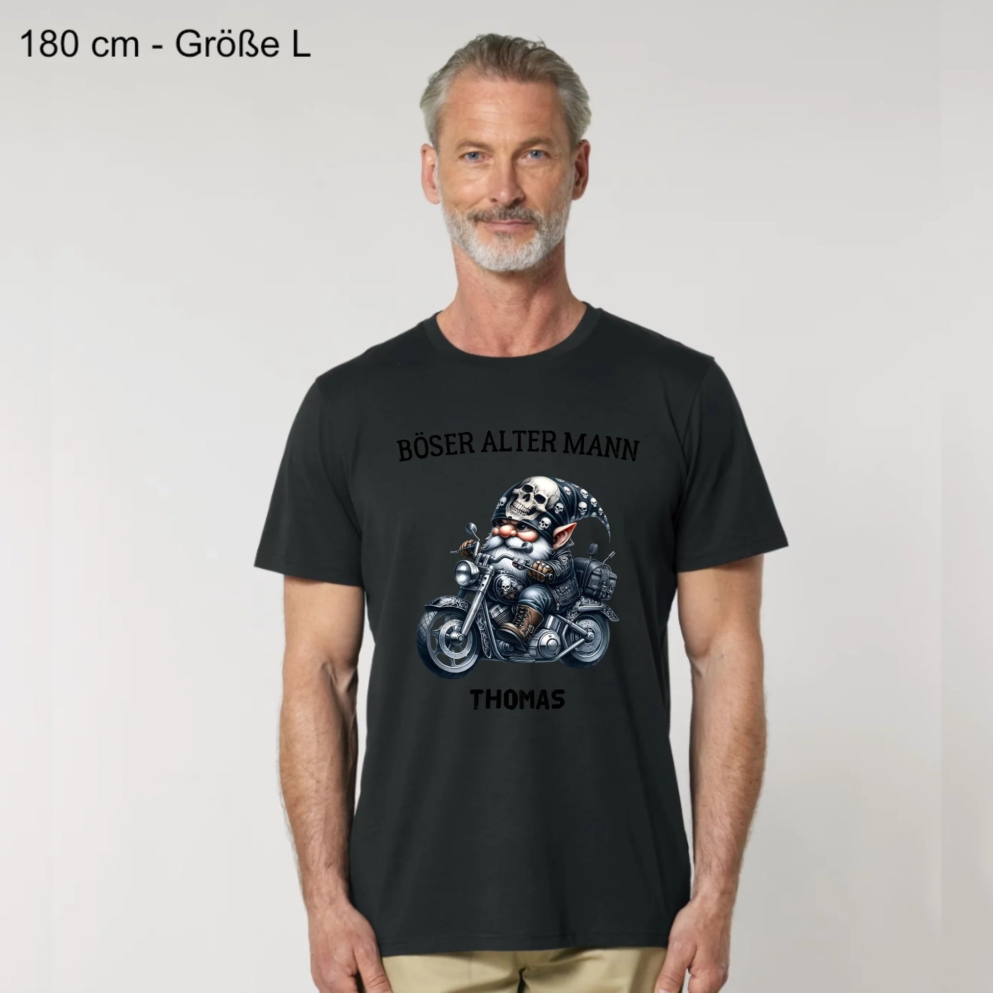 Böser alter Mann - Organic Men's Shirt (personalisierbar)