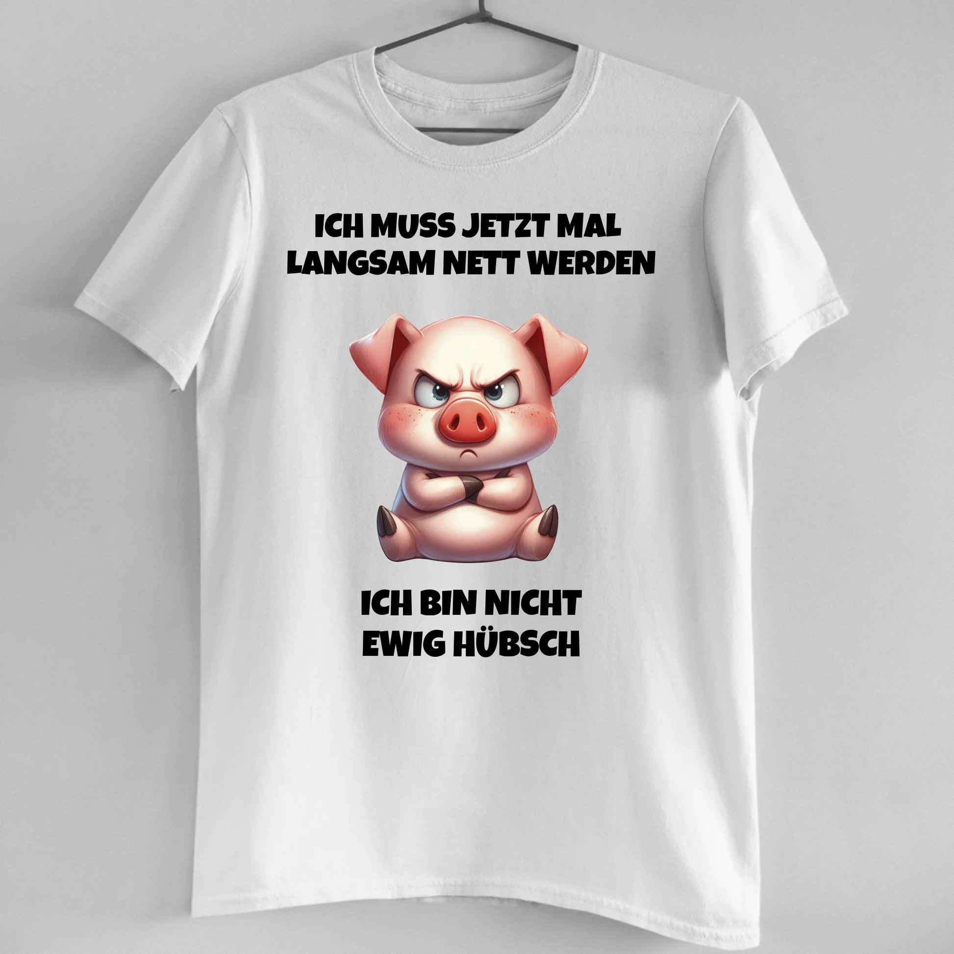 Nicht ewig hübsch - Organic Men's Shirt (personalisierbar)