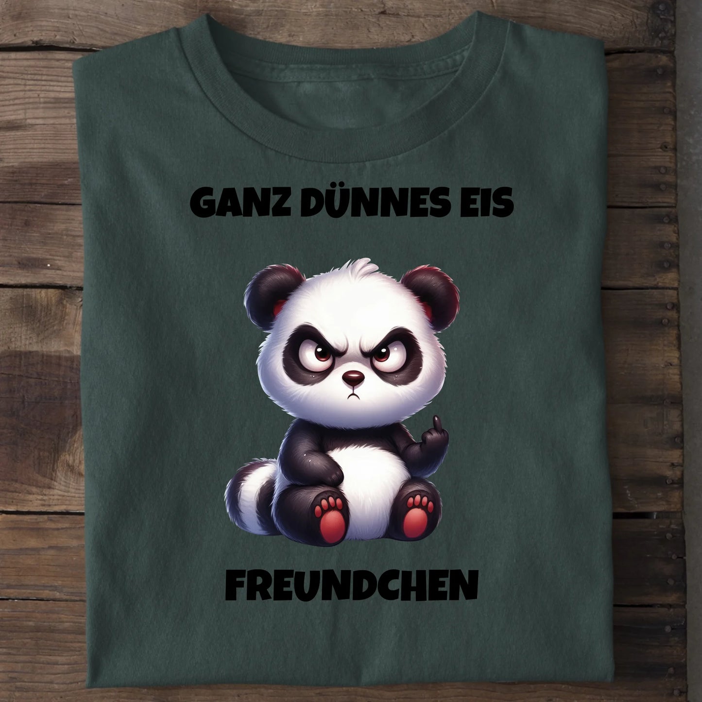 Ganz dünnes Eis - Organic Men's Shirt (personalisierbar) Crafter T-Shirt ST ST Bottled-Green