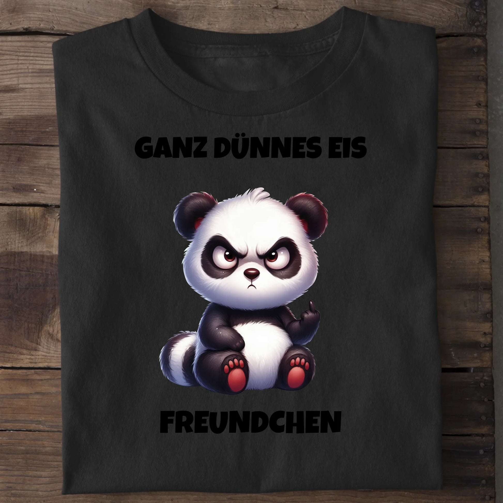 Ganz dünnes Eis - Organic Men's Shirt (personalisierbar) Crafter T-Shirt ST ST Black