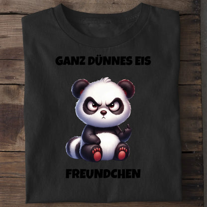 Ganz dünnes Eis - Organic Men's Shirt (personalisierbar) Crafter T-Shirt ST ST Black