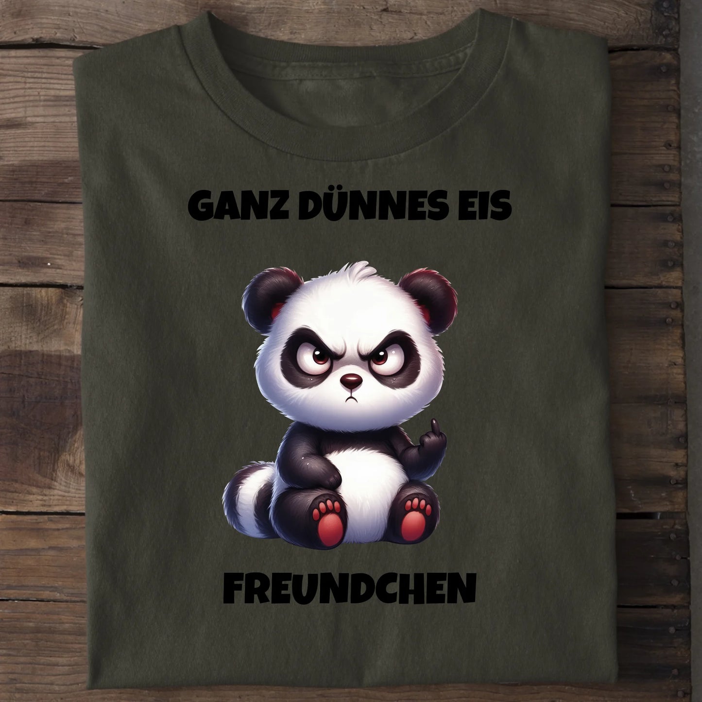 Ganz dünnes Eis - Organic Men's Shirt (personalisierbar) Crafter T-Shirt ST ST Khaki